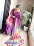 Vasthrlay Multicolor Striped Tassels
