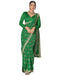 Vasthrlay Georgette Embroidery Unstitched Turmeric Yellow Saree