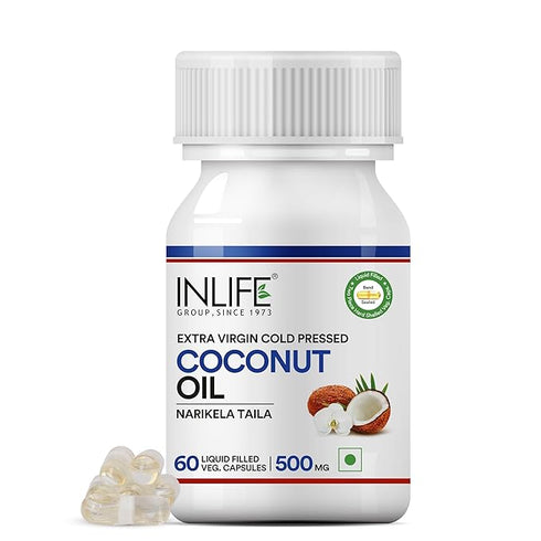 Inlife Coconut Oil Supplement 500 Mg