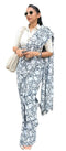 VasthrlayPrinted Chanderi Unstitched Ethnic Wear