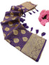 Vasthrlay Kanjivaram Banarasi Lavendar