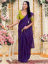 Vasthrlay Shimmer Georgette Lime Saree