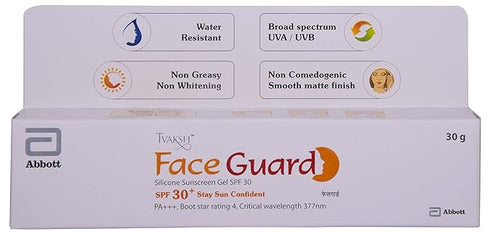Tvaksh Faceguard Silicone Sunscreen Gel SPF30