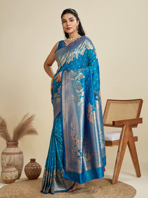 Vasthrlay Kanjivaram Wedding Banarasi Weaving Wine Pink