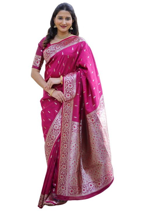 Vasthrlay Kanjivaram Handloom Golden Ethnic Wear