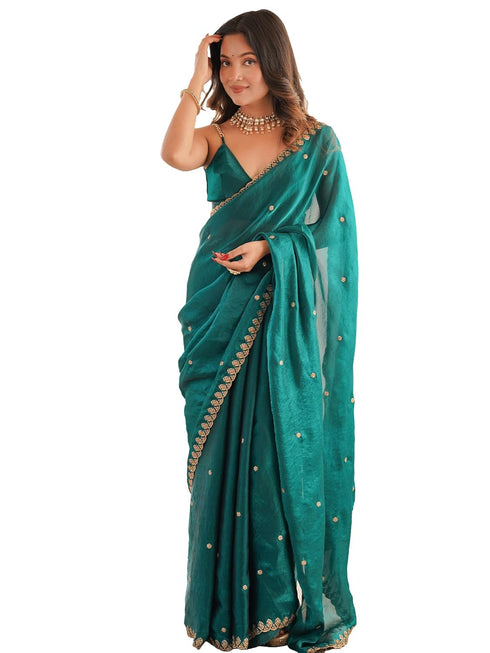 Vasthrlay Metallic Unstitched Designer Rt Ethnic Wear