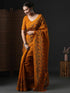 Vasthrlay Botanical Printed Unstitched Black Hs Ethnic Wear