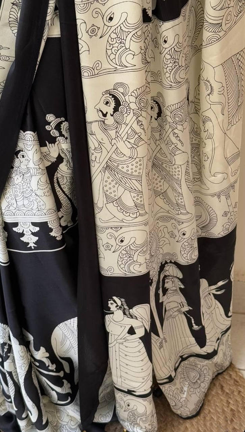 Vasthrlay Modal Kalamkari Designer Beautiful Blouse