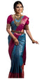 Vasthrlay Kanjivaram Banarasi Paithani Unstitched Ethnic Wear