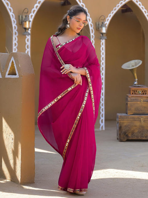 Vasthrlay Mirror Coffee Saree