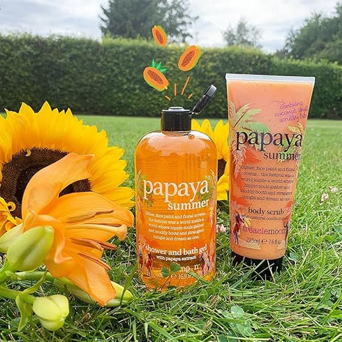 Treaclemoon Papaya Summer Scented De-Tan Body Scrub