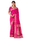 Vasthrlay Kanjivaram Jacquard Unstitched Mustard Saree