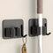 JIALTO Stainless Steel Broom Holder with Hook