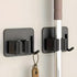 JIALTO Stainless Steel Broom Holder with Hook