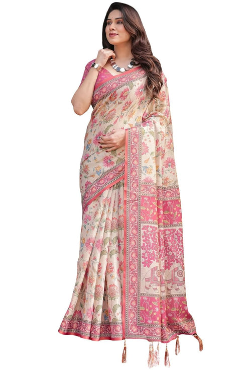 Vasthrlay Cotton Unstitched Blouse Ethnic Wear