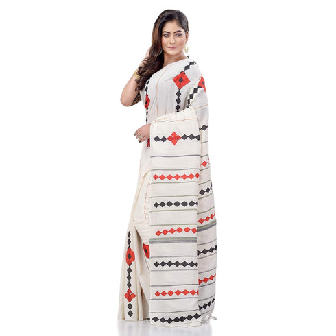 Vasthrlay Db Bidesh `s Handloom Jamdani