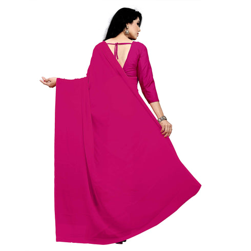 Vasthrlay Georgette Unstitched Saree