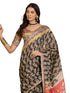 Vasthrlay Printed Off White Off White Saree