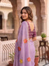 Vasthrlay Handcrafted Embroidered Contrast