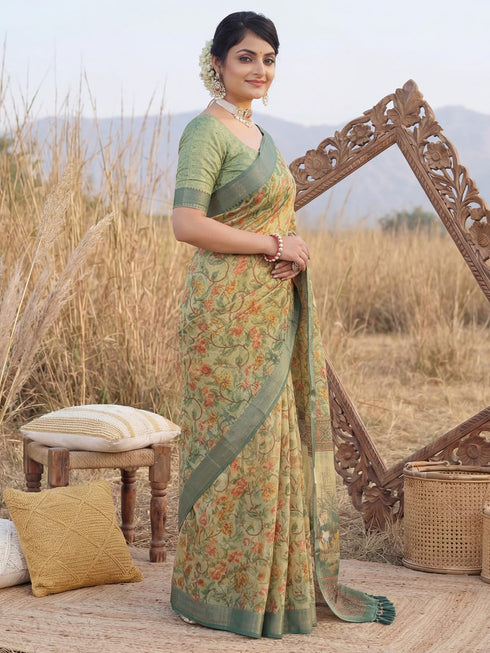 Vasthrlay Botanical Unstitched Sai Ethnic Wear