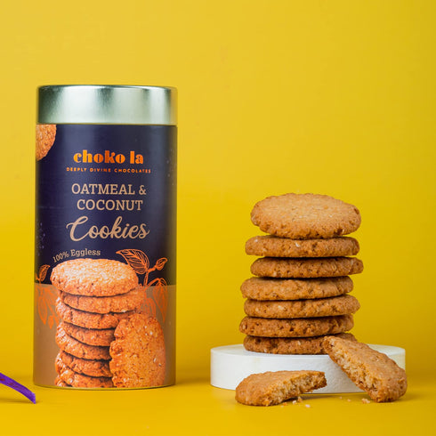 Choko La Coconut And Oat Cookies Tin Box