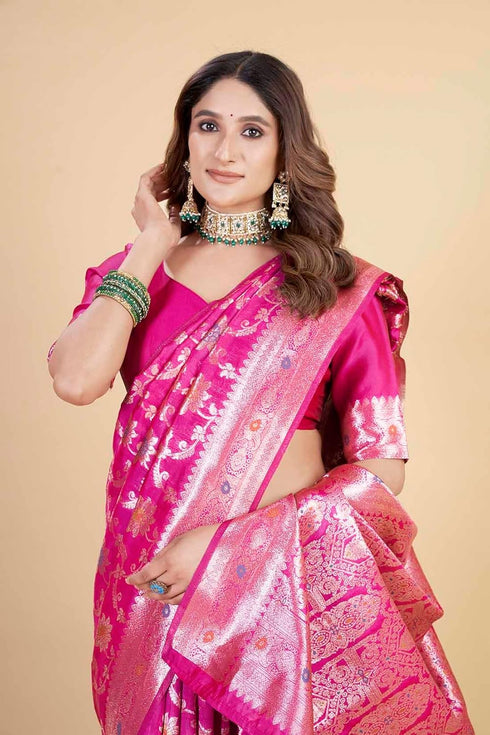 Vsathrlay Kanjivaram Banarasi Festival Wedding Ethnic Wear