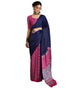 Vasthrlay Printed Tassels Unstitched Maroon Saree