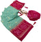 Vasthrlay Georgette Beautiful Aquablue