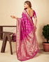 Vasthrlay Gold Banarasi Saree