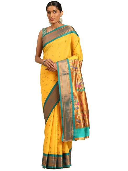 Vasthrlay Paithani Rama Saree