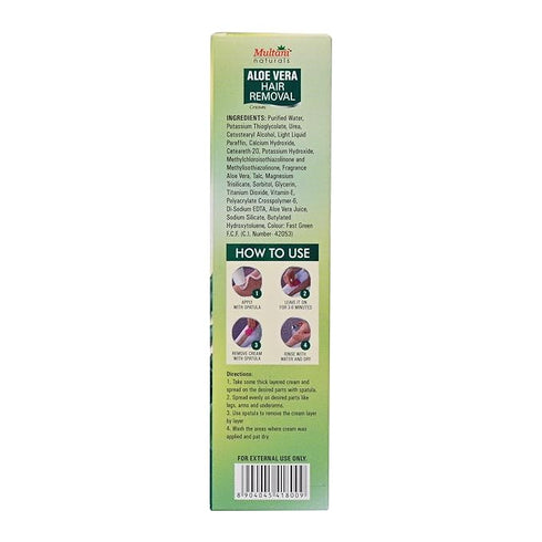 Multani Naturals Aloe Vera Hair Removal Cream