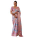 Vasthrlay Womens Printed Unstitched Beige Saree