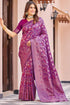 Vasthrlay Banarasi Designer Unstitched Saree