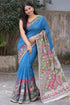 Vasthrlay Kalamkari Printed Cotton Linen Traditional