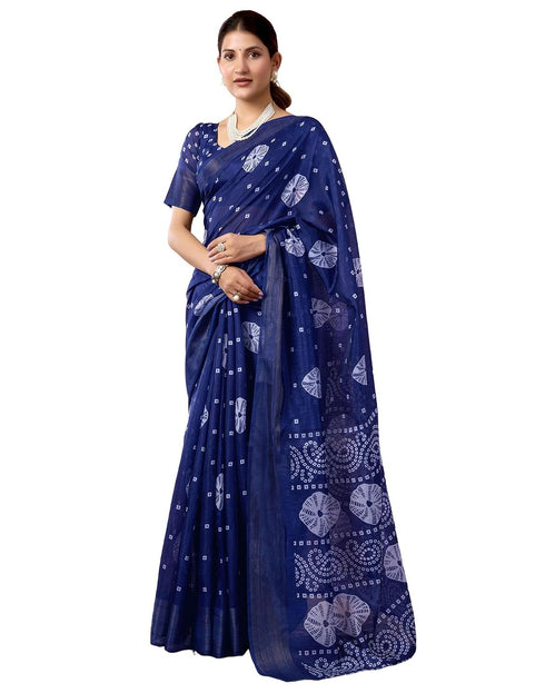 Vasthrlay Womens Cotton Blouse Light Green | White Saree With Unstitched Blouse Piece