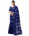 Vasthrlay Womens Cotton Blouse Light Green | White Saree With Unstitched Blouse Piece