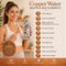 Pure Copper Water Bottle Indigo Blue 1000 ml
