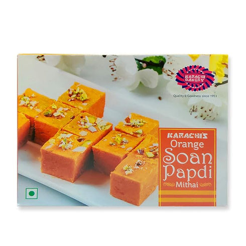 Karachi bakery Orange Soan Papdi