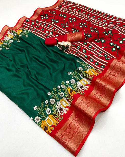 Vasthrlay Tussar Silk Saree