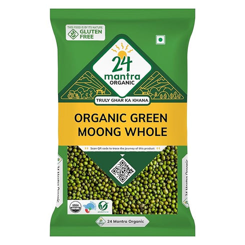 24 Mantra Organic Green Moong Whole