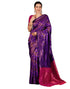 Vasthrlay Banarasi Kanjeevaram Unstitched Beige Saree