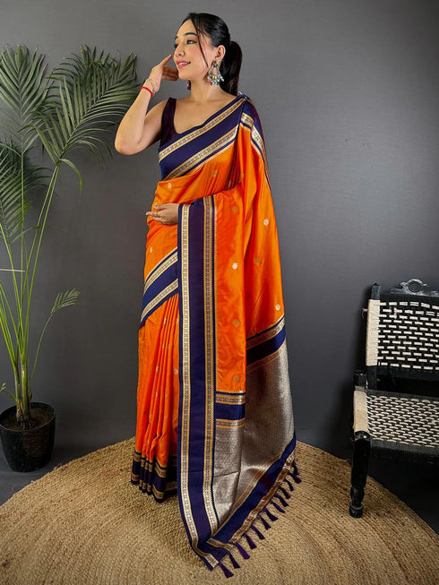 Vasthrlay Kanjivaram Unstitched Blouse Ethnic Wear