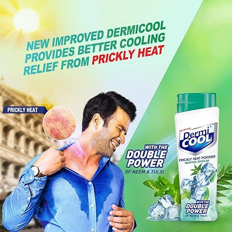 Dermi Cool Menthol Regular Prickly Heat Powder