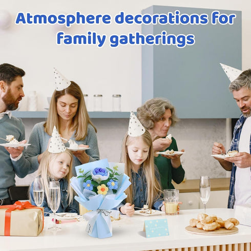 SQUISHCO Crochet Flower Bouquet