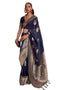 Vasthrlay Women's Georgette Unstitched Blouse Saree