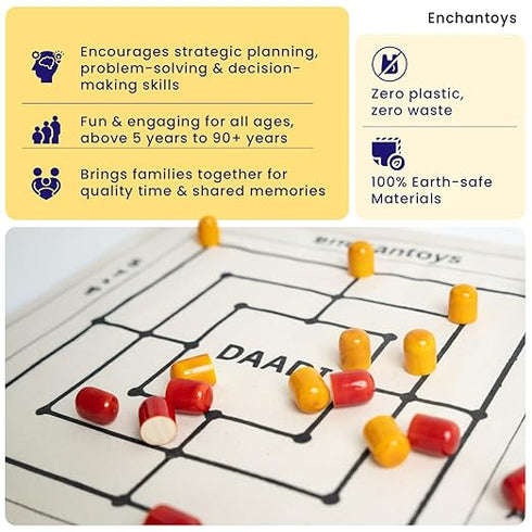 Daadi Board Game | Nine Men's Morris Game