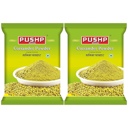 Pushp Brand Natural Coriander (Dhaniya) Powder Pouch