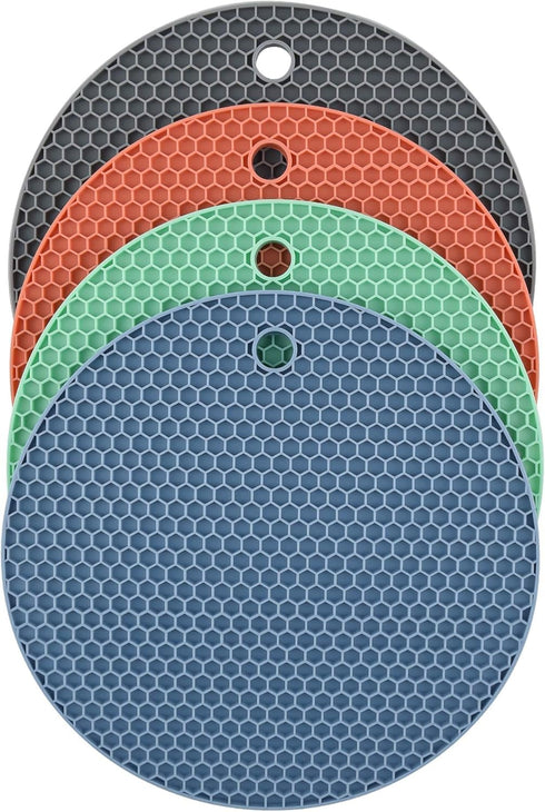Afrodite 4 Pcs Silicone Trivet Mats| Food Grade Silicone