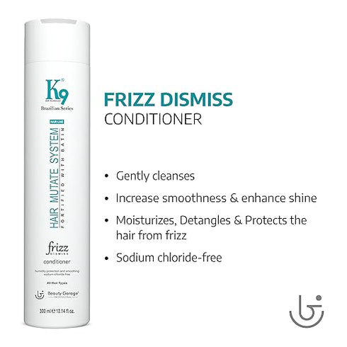 Beauty Garage K9 Frizz Dismiss Shampoo | Conditioner