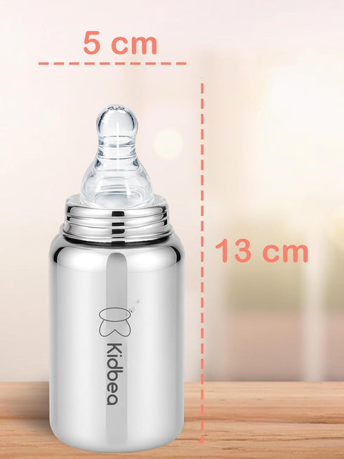 Kidbea Stainless Steel Baby Feeding Bottle